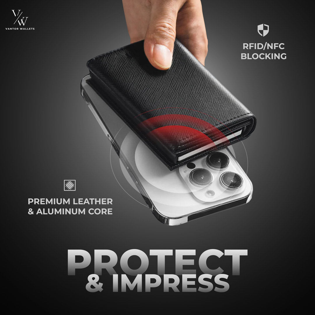 Everyday Carry RFID Wallet – Slim Leather Card Holder