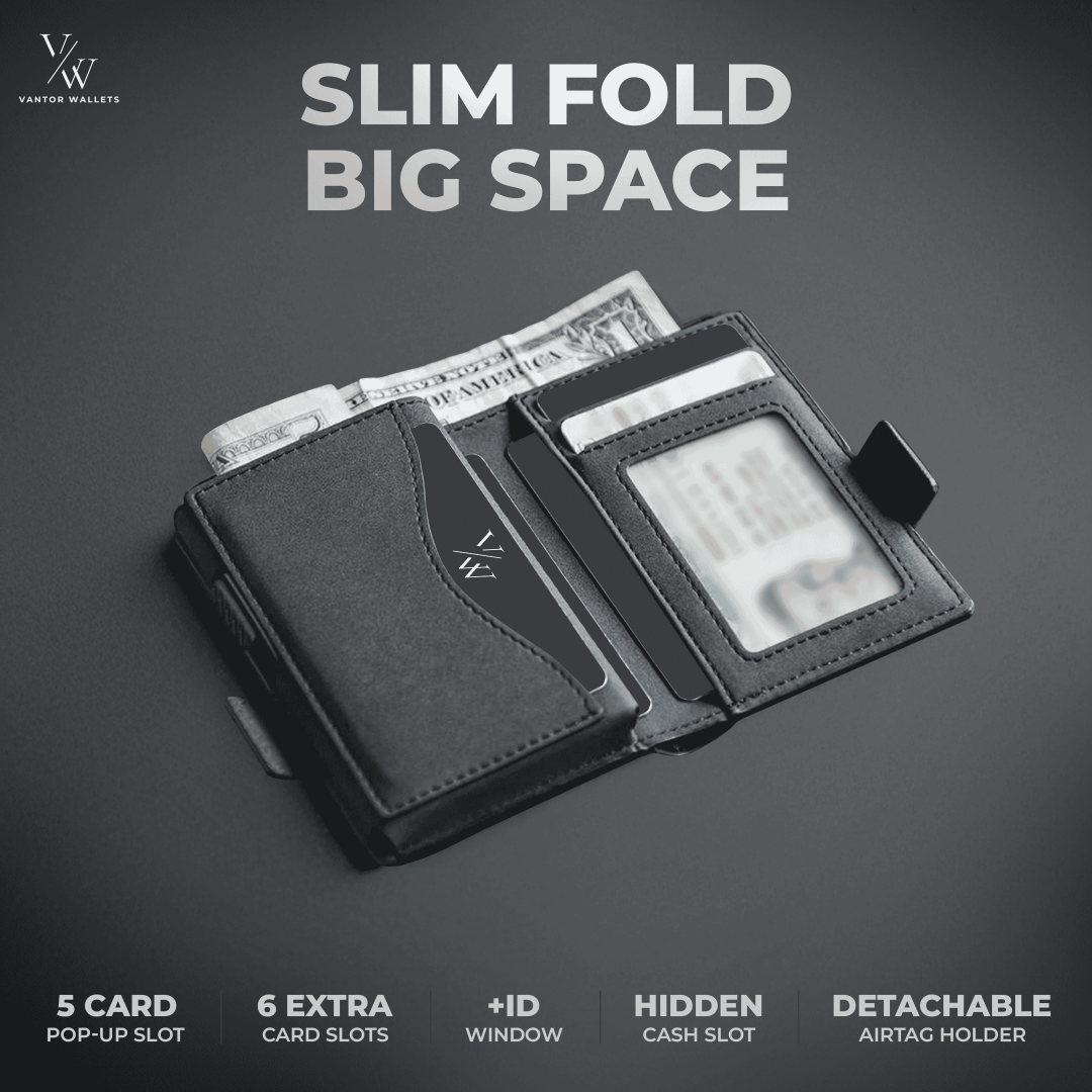 VW06 - RFID Pop-Up Leather Wallet